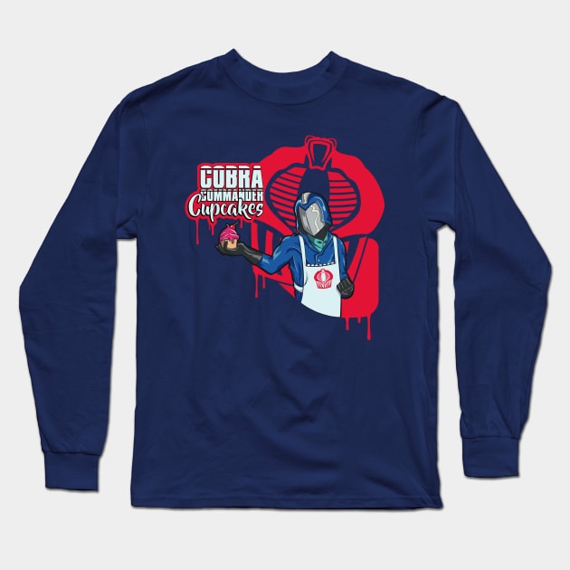 Cobra Cupcakes Long Sleeve T-Shirt by BAHMcreations